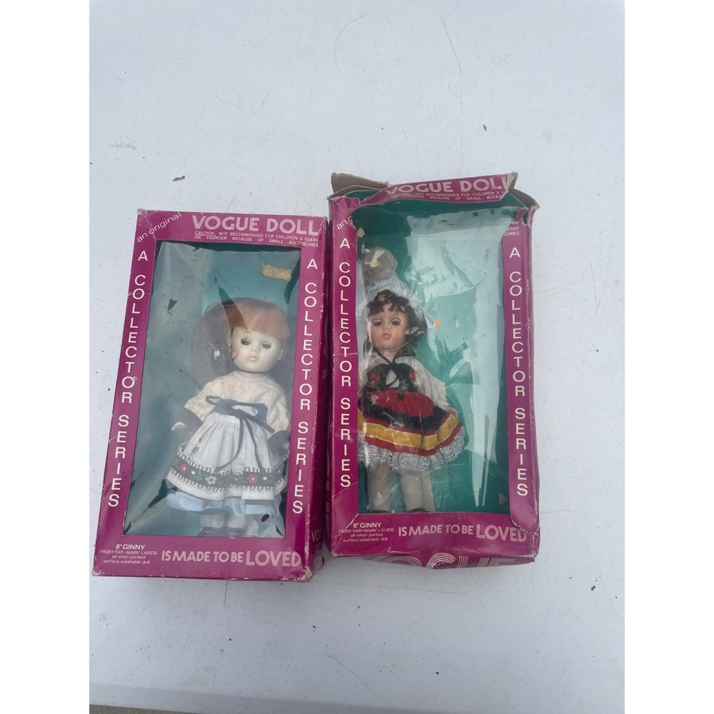 Vintage Vogue Ginny‎ Dolls Lot of 2- 70's